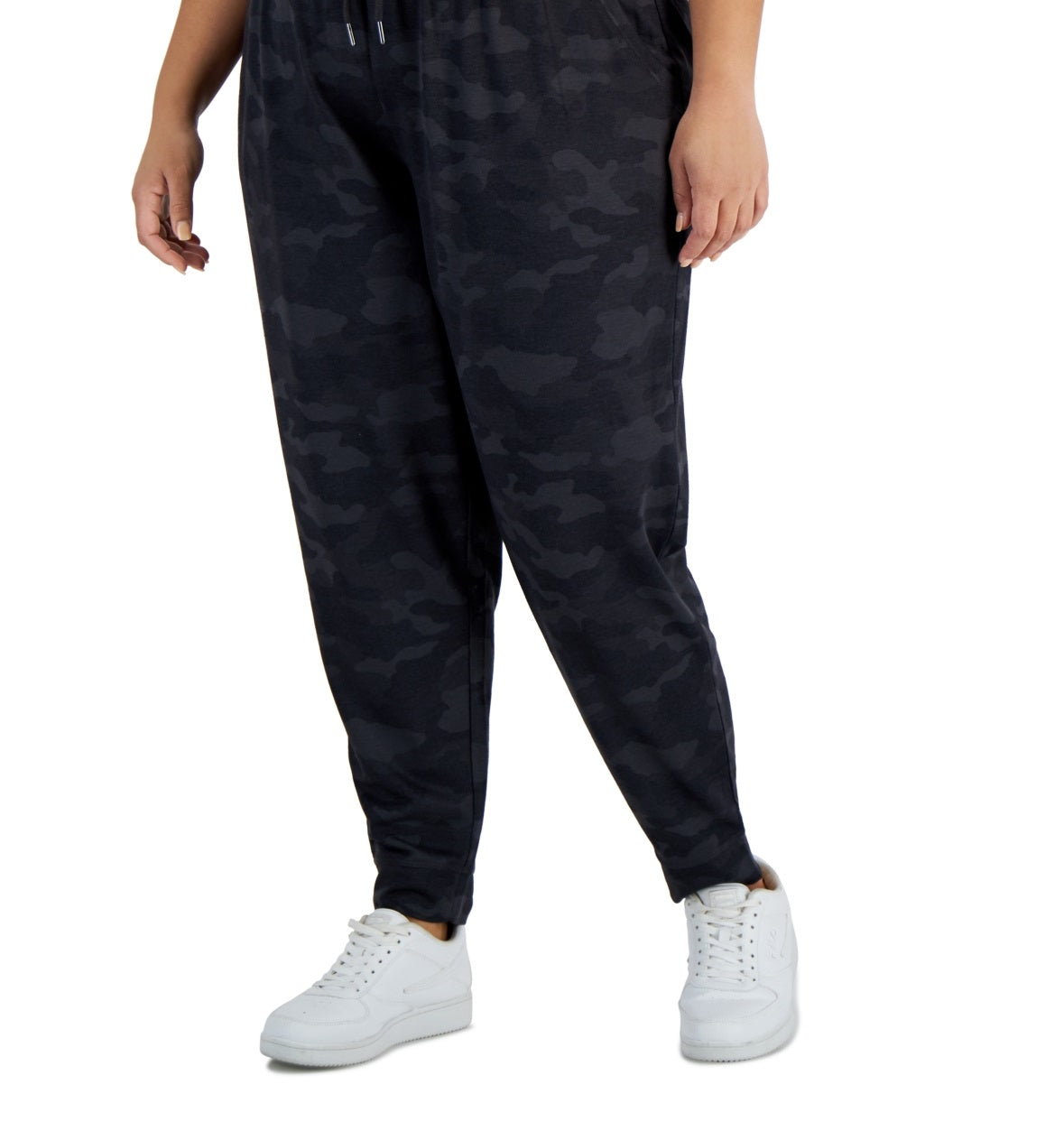ID Ideology Women's Drawstring Jogger Pants Black