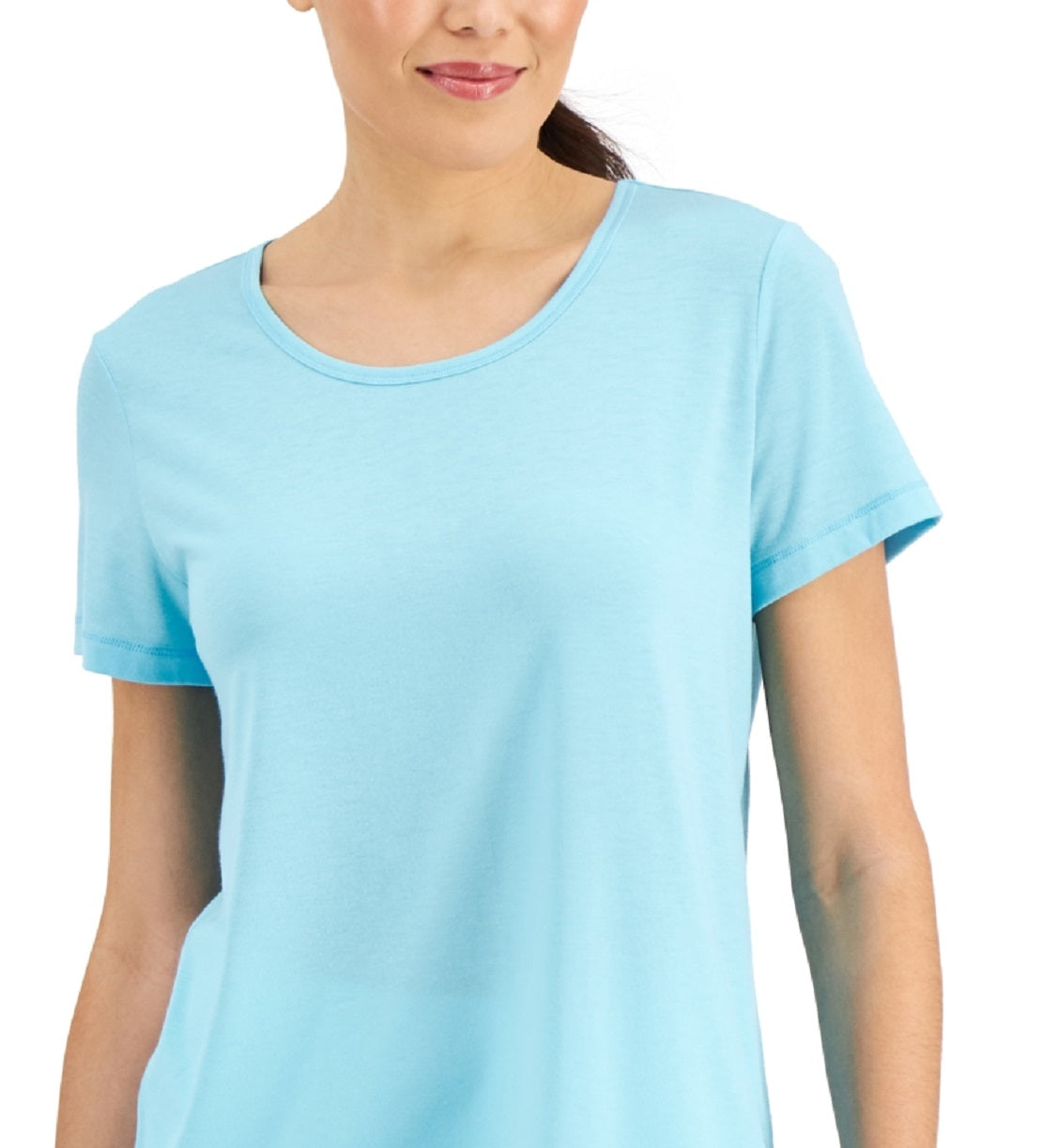 ID Ideology Women's Active Mesh Back T-Shirt Blue Size XX-Large