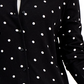 Karen Scott Women's Petite Simple Dot Cardigan Black Size Petite P