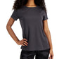 ID Ideology Women's Mesh T-Shirt Gray Size X-Small