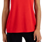 ID Ideology Women's Mesh T-Shirt Red Size X-Small