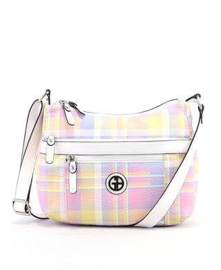 Giani Bernini Women's Plaid Hobo White Size One Size