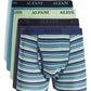 Alfani Men's 5 Pk Stripe & Solid Boxer Briefs Blue Size Small