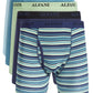 Alfani Men's 5 Pk Stripe & Solid Boxer Briefs Blue Size Large