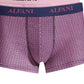 Alfani Men's 5 Pk Solid & Geo Print Trunks Purple Size Large
