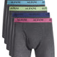 Alfani Men's 5 Pk Contrast Waistband Boxer Briefs Gray Size Small
