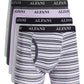 Alfani Men's 5 Pk Stripe & Solid Boxer Briefs Gray Size Large
