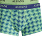 Alfani Men's 5 Pk Chevron & Solid Trunks Green Size Large