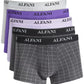 Alfani Men's 5 Pk Patterned & Solid Trunks Gray Size Medium