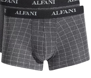 Alfani Men's 5 Pk Patterned & Solid Trunks Gray Size Medium