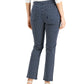 Charter Club Women's Lexington Geo Print Straight Leg Jeans Blue Size 8