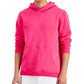 ID Ideology Men's Solid Fleece Hoodie Pink Size Large