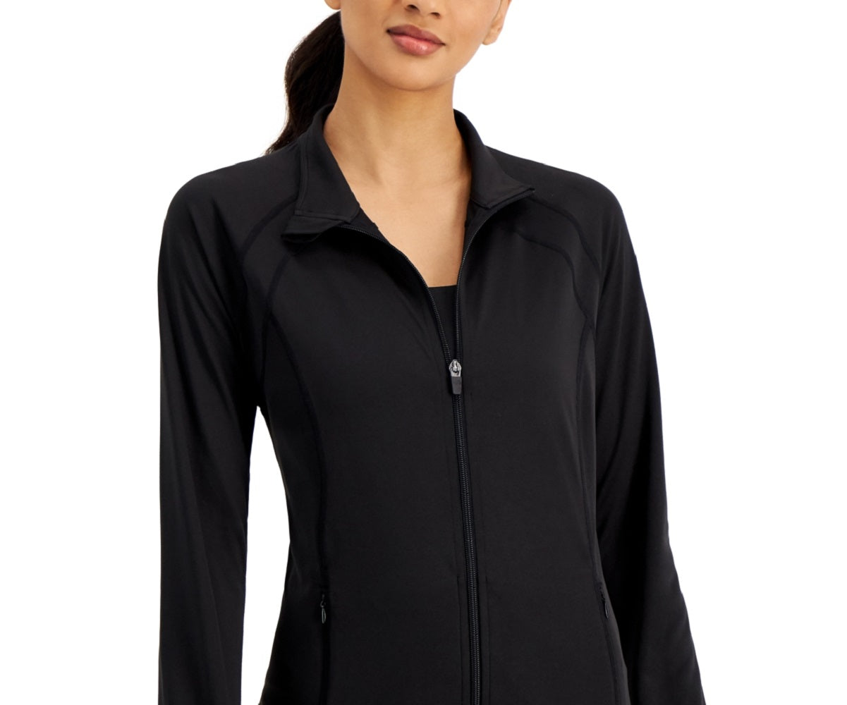 ID Ideology Women's Essentials Performance Zip Jacket Black Size X-Small