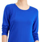ID Ideology Women's Side Snap Tunic Blue Size Small
