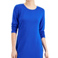 ID Ideology Women's Side Snap Tunic Blue Size Small