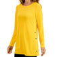ID Ideology Women's Side Snap Tunic Yellow Size XX-Large