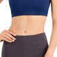 ID Ideology Women's Essentials Sweat Set Low Impact Sports Bra Blue Size XX-Large