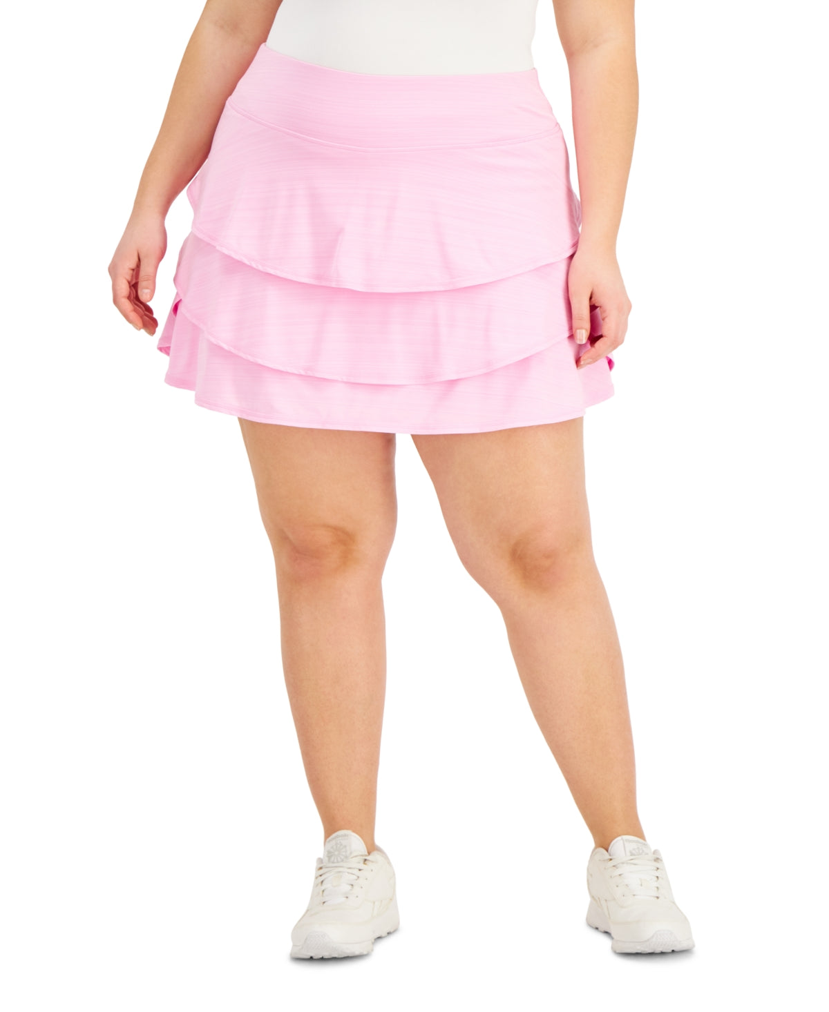 ID Ideology Women's Ruffled Skort Pink