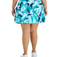 ID Ideology Women's Printed Flounce Skort Blue Size 2X