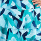 ID Ideology Women's Printed Flounce Skort Blue Size 2X