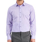 Alfani Men's Slim Fit Stripe Dress Shirt Purple Size XX-Large