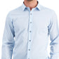 Alfani Men's Slim Fit Houndstooth Dress Shirt Blue