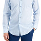 Alfani Men's Slim Fit Houndstooth Dress Shirt Blue