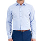Alfani Men's Slim Fit 2 Way Stretch Performance Dress Shirt Blue Size 15X32X33