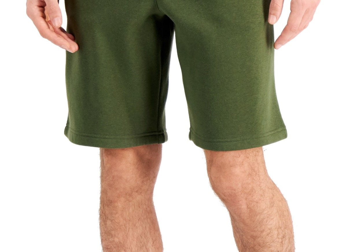 ID Ideology Men's Fleece Shorts Green Size X-Large