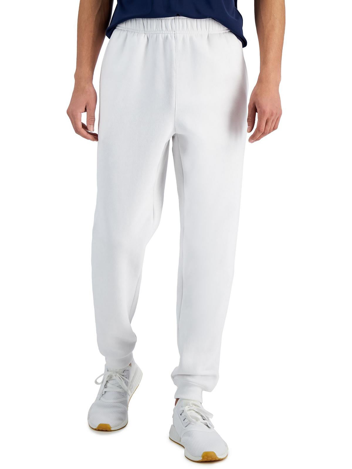 Ideology Men's Fleece Jogger Sweatpants White Size XX-Large