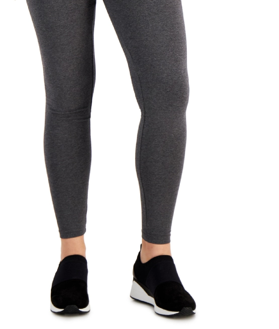 Style & Co Women's High Rise Basic Leggings Gray Size X-Large
