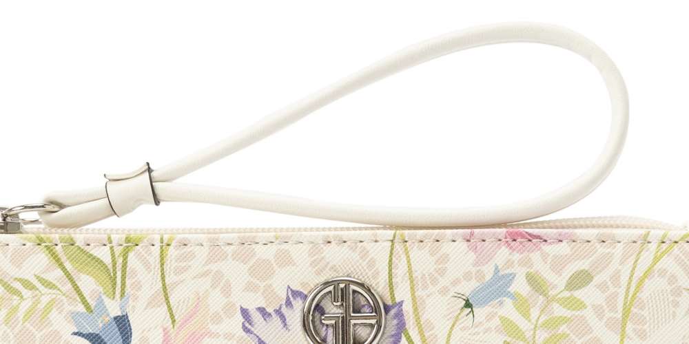 Giani Bernini Women's Floral Lace Wristlet Bag White Size Regular
