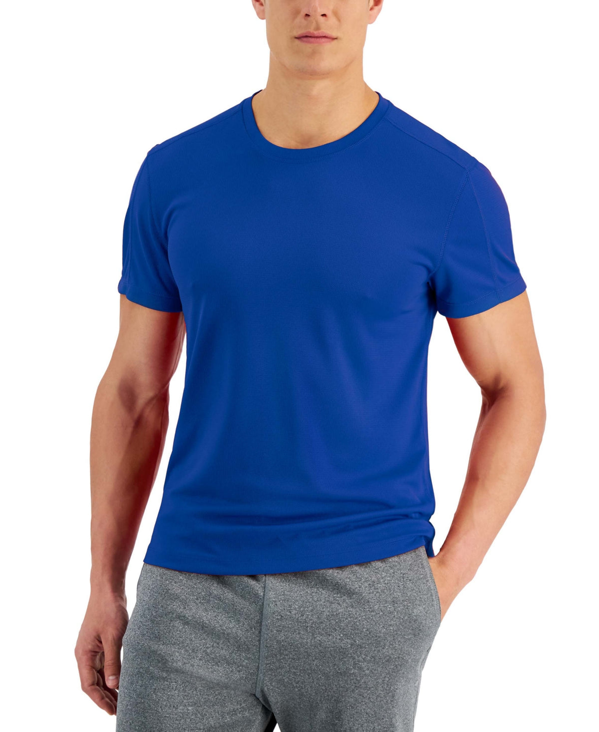 ID Ideology Men's Birdseye Training T-Shirt Blue Size 4X