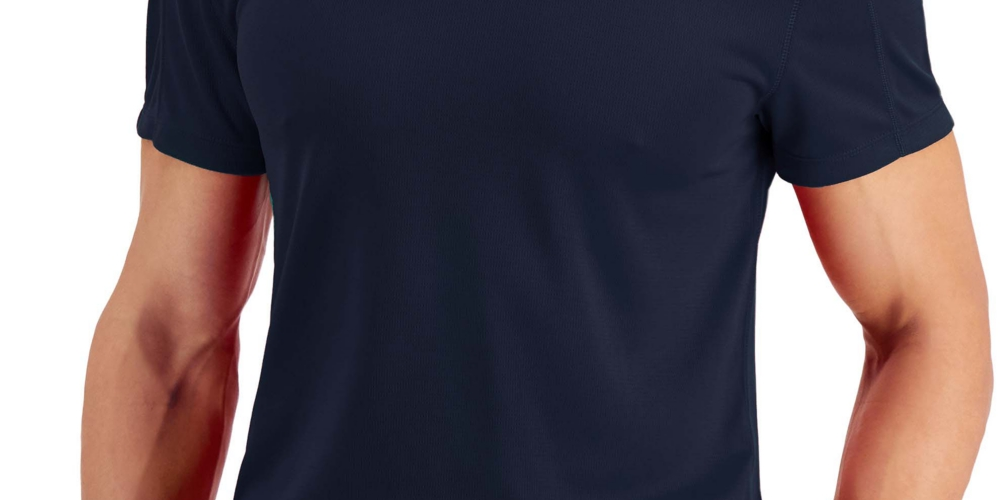 ID Ideology Men's Birdseye Training T-Shirt Blue Size M