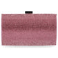 INC International Concepts Women's Ranndi Sparkle Clutch Pink Size Regular