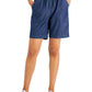 Karen Scott Women's Cotton Gemma Shorts Blue Size Petite X-Large