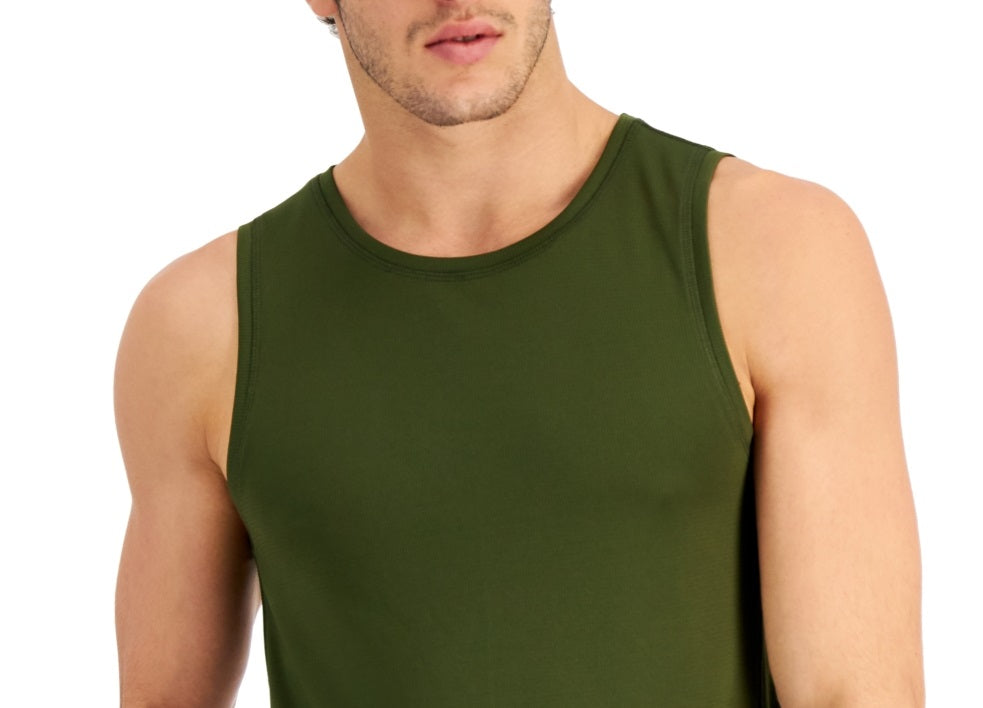 ID Ideology Men's Birdseye Training Tank Green Size X-Large