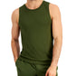 Id Ideology Men's Birdseye Training Tank Red Size XXL