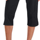 Karen Scott Women's Comfort Waist Capri Pants Black Size 8 Petite