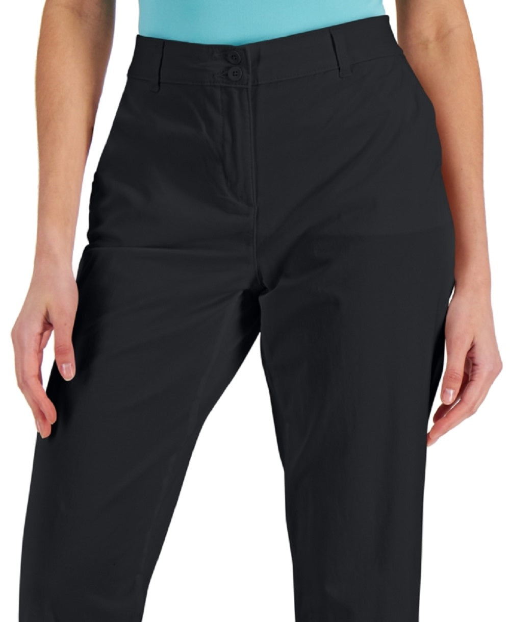 Karen Scott Women's Comfort Waist Capri Pants Black Size 14 Petite
