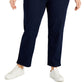 Karen Scott Women's Pull On Denim Pants Blue Size 1X