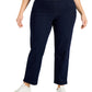 Karen Scott Women's Pull On Denim Pants Blue Size 1X