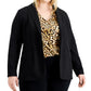 Alfani Women's Shawl Collar Blazer Black Size 3X