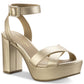 Sun + Stone Women's Lillah Dress Sandals Yellow Size 7.5