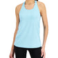 ID Ideology Women's Active Racerback Tank Top Blue Size Small