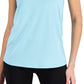 ID Ideology Women's Active Racerback Tank Top Blue Size Small