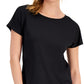 ID Ideology Women's Lightweight Techy T-Shirt Black Size Small