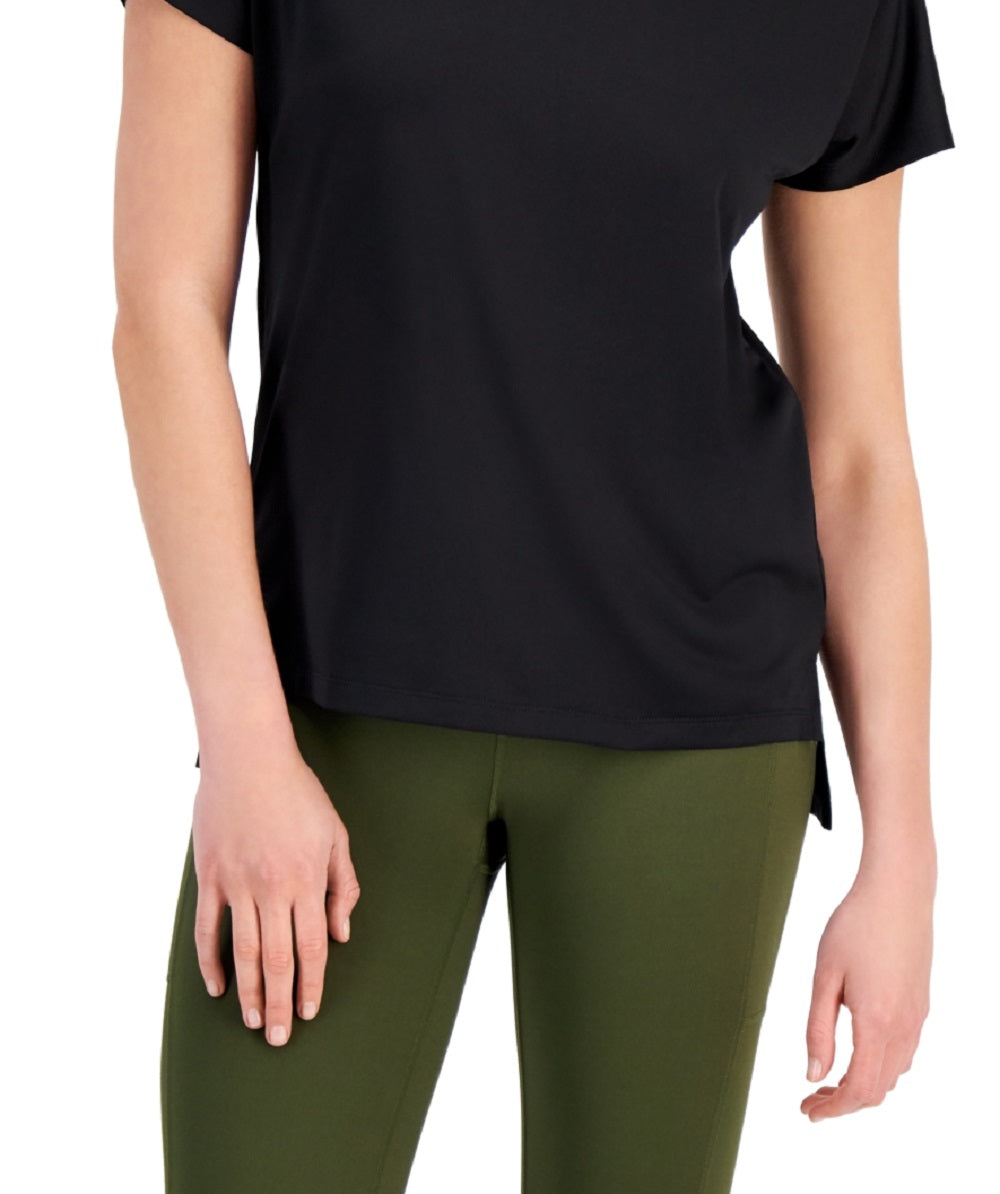 ID Ideology Women's Lightweight Techy T-Shirt Black Size Small