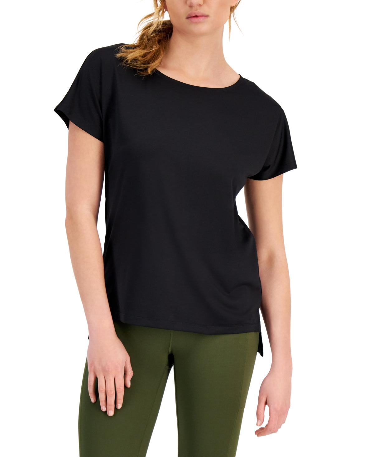 ID Ideology Women's Lightweight Techy T-Shirt Black Size Small