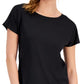 ID Ideology Women's Lightweight Techy T-Shirt Black Size Large